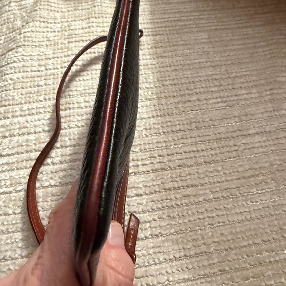 Dooney & Bourke Black and Brown Pebbled Leather Bag 8x4.5 - Picture 8 of 10